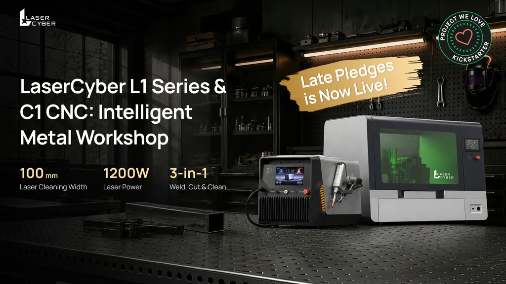 LaserCyber L1 Series & C1 CNC: Intelligent Metal Workshop